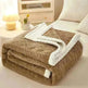 Blanket Double Thickened Warm Coral Fleece Sofa Winter Blanket - EX-STOCK CANADA
