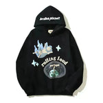 Sudadera de sudadera con capucha vintage de moda para hombres