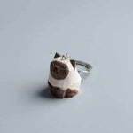 Creative Decorative Hand carved wooden Cat Trinkets Ornaments - EX-STOCK Canada