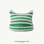 Breathable Windproof Cute Thermal Head Cover Woolen Cap beanies