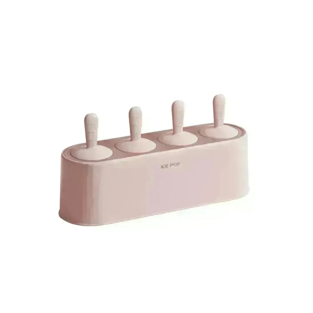 4 Cavities Reusable Silicone Popsicle Mold Maker DIY ice cream mold - EX-STOCK CANADA
