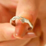 Opening Adjustable Two-hand Rings Fashion Personality Ring For Valentine's Day Jewelry - EX-STOCK CANADA