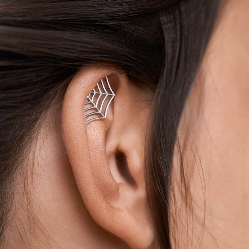Spider Web Stud Earrings Personality Halloween Horror EX-STOCK