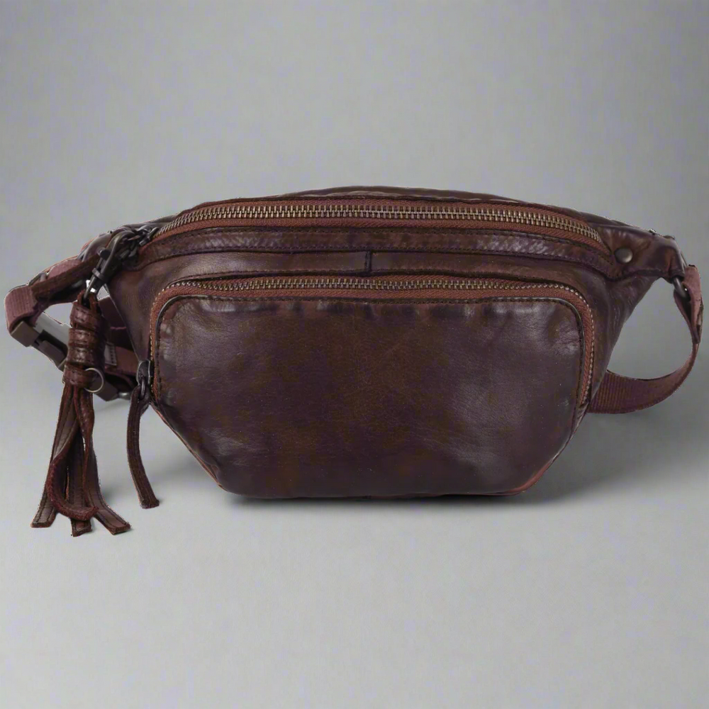 MET Front Zip Leather Belt Bag EX-STOCK Canada 