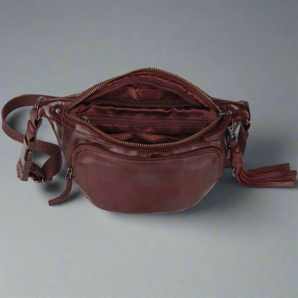 MET Front Zip Leather Belt Bag EX-STOCK Canada 