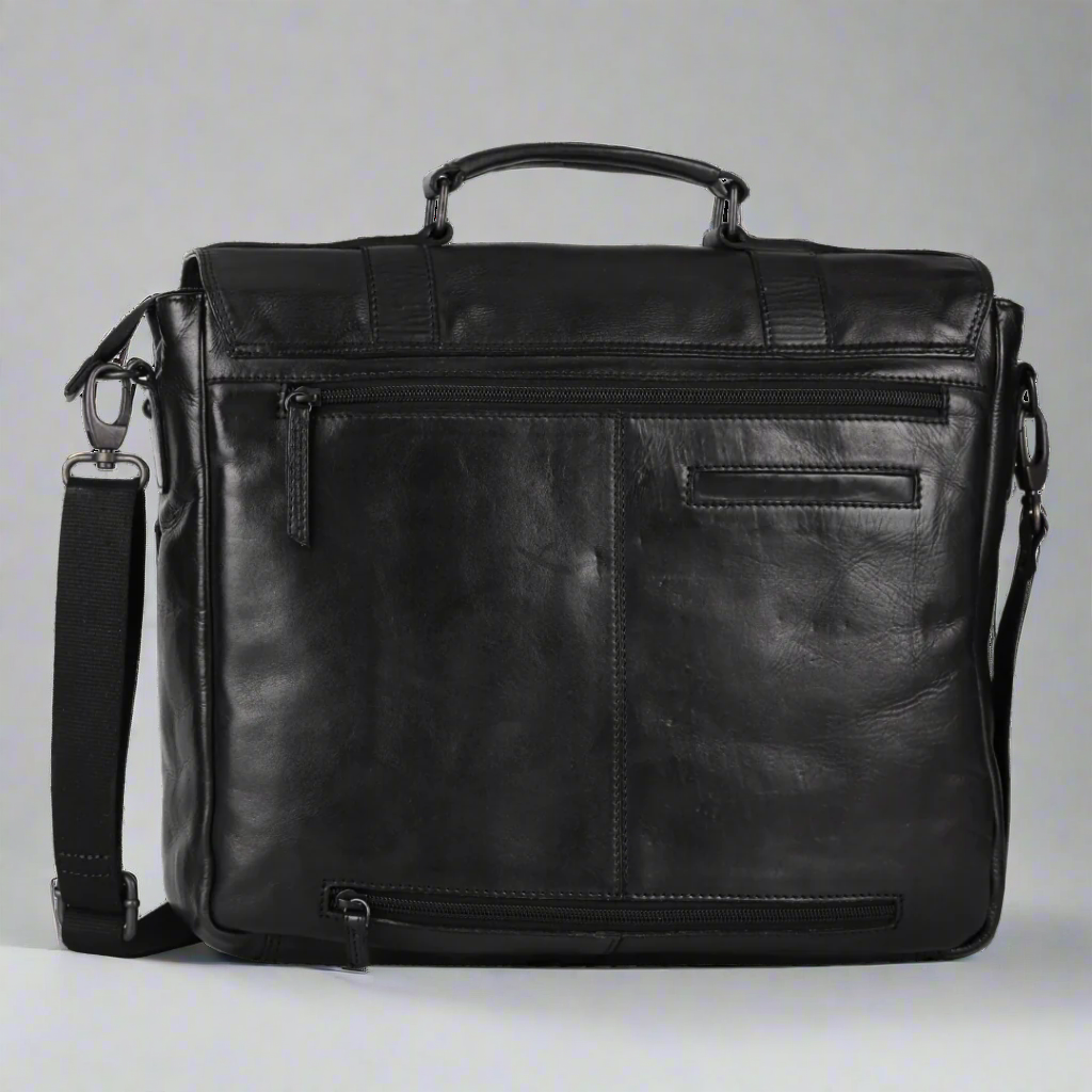 Bolsa de cuero para portátil MET Messenger 