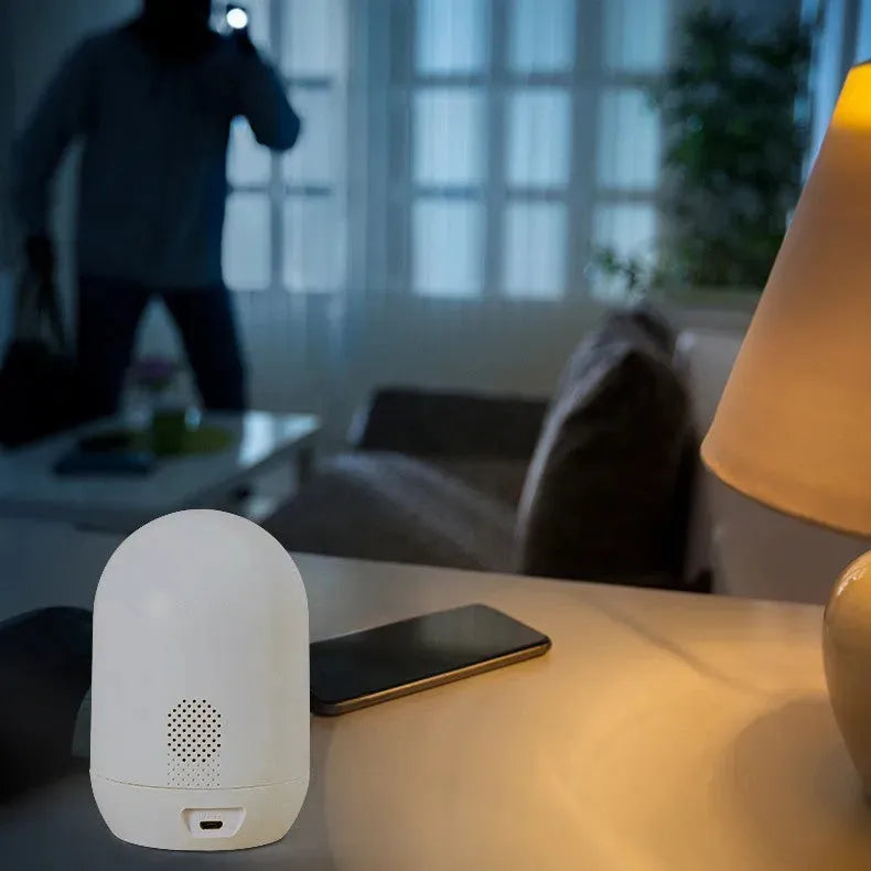 Wireless WiFi Voice Intercom Night Vision Lighting Home Monitoring Surveilance Camera - EX-STOCK CANADA
