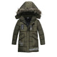 Winter Children's Trendy Cotton-padded Jacket Mid-length Letter Cotton-padded Coat - EX-STOCK Canada