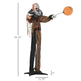 65inch Life Size Outdoor Halloween Decorations Talking Circus Clown With A Balloon, Animated Prop With Sound And Motion Activated, Light Up Eyes, Laughter EX-STOCK
