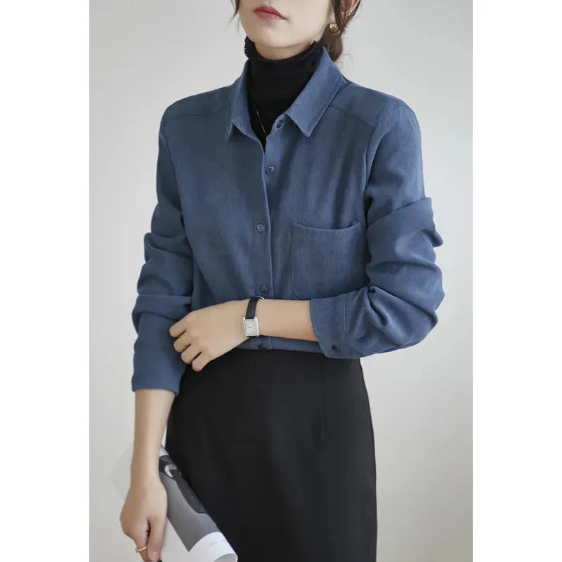 New Autumn And Winter Bandage Dress Shirt For Women - EX-STOCK CANADA