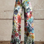 Women's Flared Thin Casual Pants 