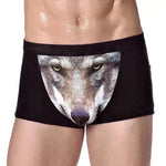 Creative Cartoon Animal Printed Boxer Briefs with pouch underwear men