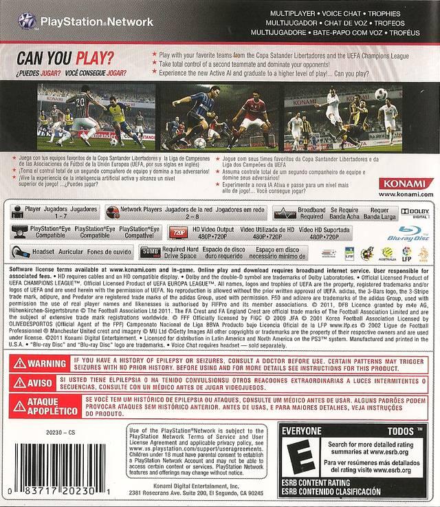 Pro Evolution Soccer 2012 