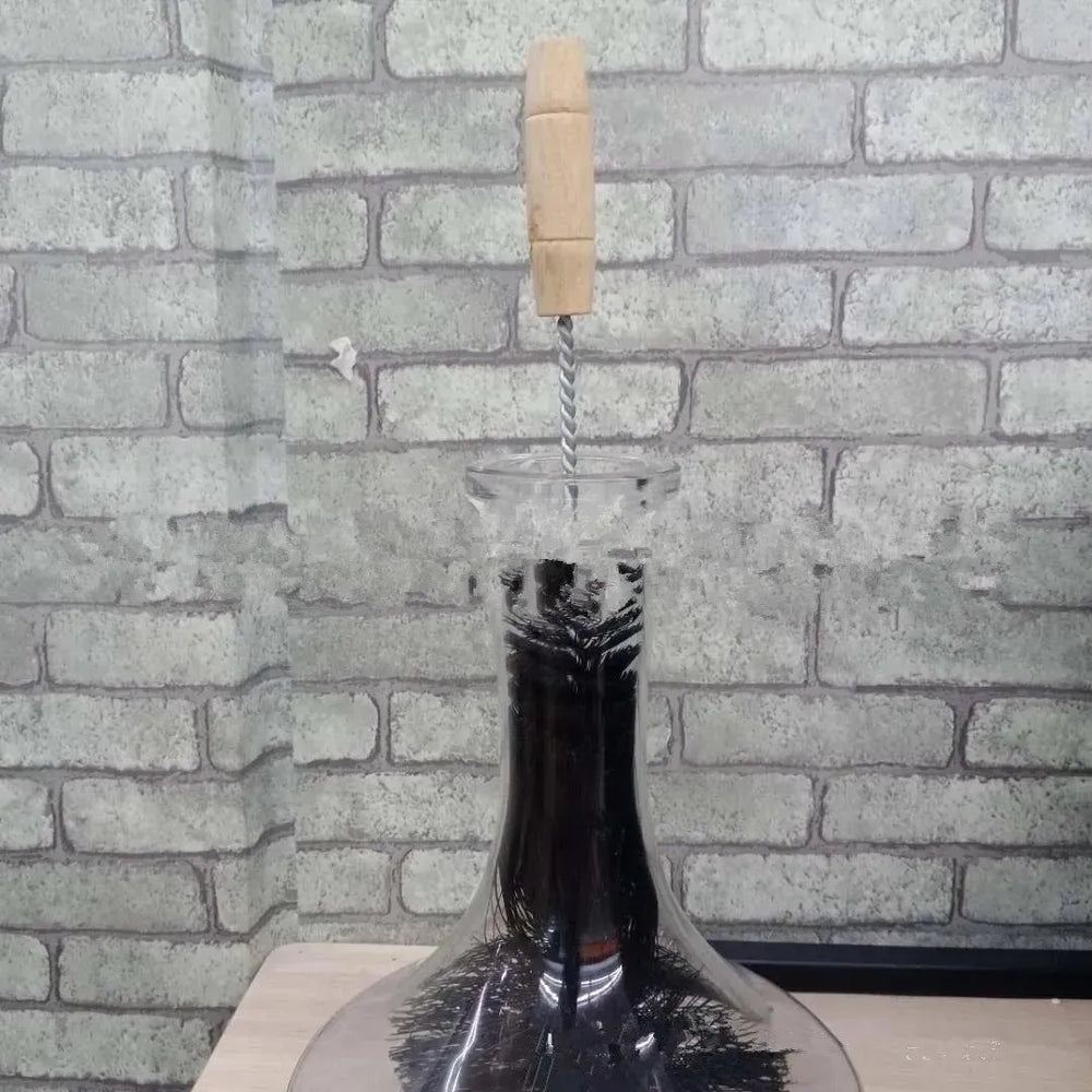 Hookah Glass Bottle Cleaning Brush With Wooden Handle - EX-STOCK CANADA
