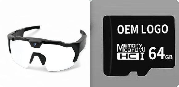 AI Smart Riding Glasses with Built-In Camera & Wi-Fi – Photochromic Cycling Sunglasses