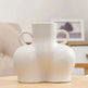 Artificial human body art dry flower vase - EX-STOCK CANADA