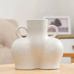Artificial human body art dry flower vase - EX-STOCK CANADA