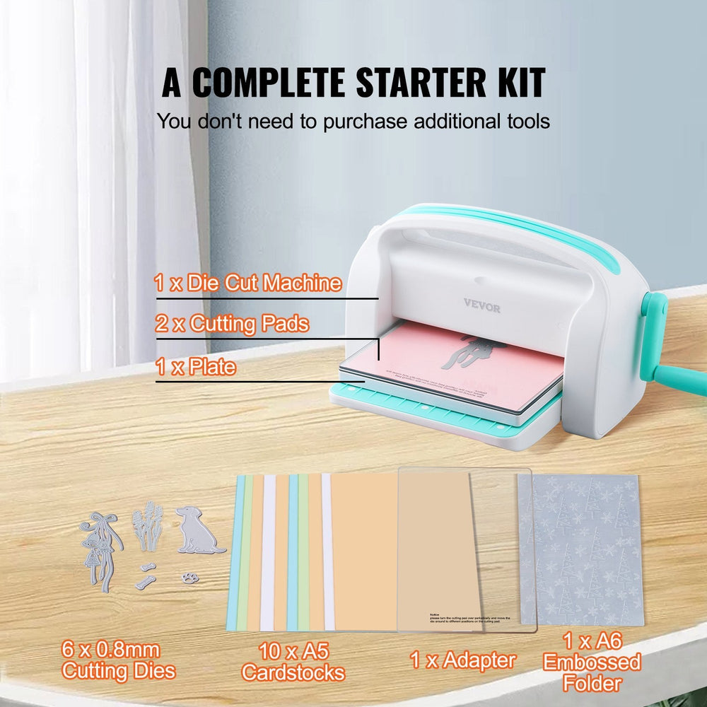 Manual Die Cutting Embossing Machine 9Opening For Art Craft Scrapbooking EX-STOCK
