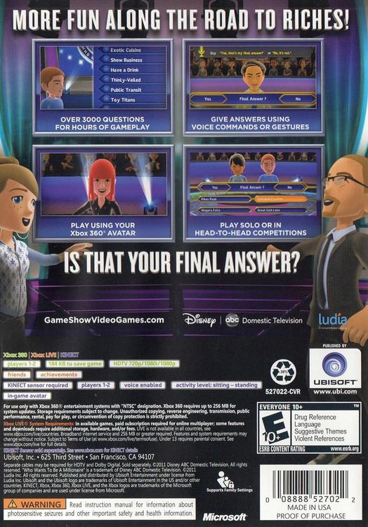 Who Wants To Be A Millionaire? 2012 Edition (usagé) 