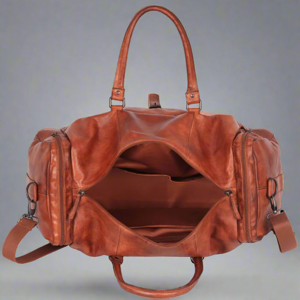 Borsa Duffle in Pelle MET con 5 TascheEX-STOCK Canada 