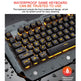 Gaming wired mechanical keyboard EX-STOCK Canada 