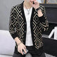 Slim fit  High-end Knitted Cardigan Sweater For Men - EX-STOCK CANADA