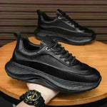 Men's Thick-soled Sports Running Shoes Casual Breathable Sneakers Lace-up Shoes - EX-STOCK CANADA