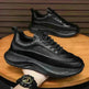Men's Thick-soled Sports Running Shoes Casual Breathable Sneakers Lace-up Shoes - EX-STOCK CANADA