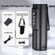 Portable Insulin Refrigerator Cup – Digital Temperature Control, USB Powered (Black & White)