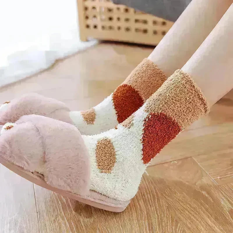 Winter House floor Fleece socks - EX-STOCK CANADA