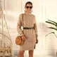 Autumn Winter Knitted Mini Sweater dress - EX-STOCK CANADA