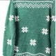 Green christmas Santa Paws Couple Pullover sweater - EX-STOCK CANADA