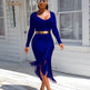 Chic Long Sleeve Tassel Fringed Bodycon Dress - EX-STOCK Canada