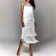 Fashion Halter Backless Sleeveless Tassel fringe Dress - EX-STOCK Canada