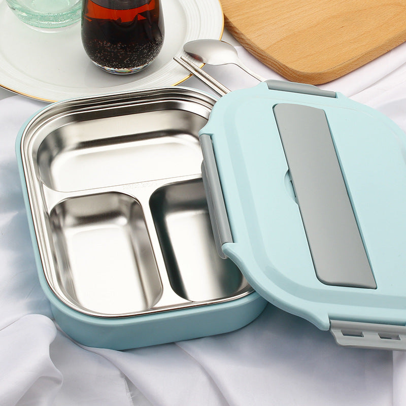 Stainless steel student lunch box EX-STOCK