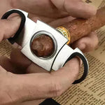 Portable Stainless Steel Cigar Cutter - EX-STOCK CANADA