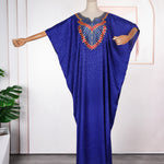 Vestido largo estilo étnico africano con vuelo, Oriente Medio, AliExpress, ropa musulmana para mujer, escote en V, talla grande - EX-STOCK Canada