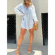 Women's Denim Washed Loose Shirt Dress - EX-STOCK CANADA