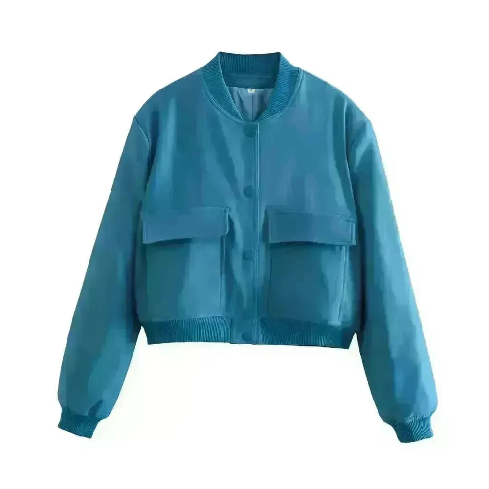 Fall Single Breasted  Cashmere Cropped Jacket for women - EX-STOCK CANADA