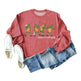 Women's Christmas Printed Long Sleeved  Pullover Sweatshirt - EX-STOCK CANADA