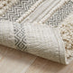 Woven Texture Stripe Bath Rug Grey 20x32 EX-STOCK