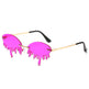 Sunglasses Personality Tear-shaped Visor Glasses EX-STOCK Canada 