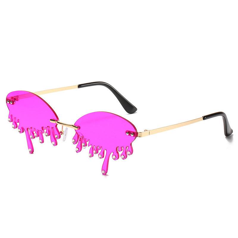 Sunglasses Personality Tear-shaped Visor Glasses EX-STOCK Canada 