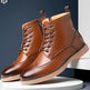 Men's British Martin Boots – High-Top Business Casual Leather Shoes