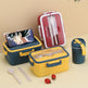 Microwave-heatable stainless steel lunch box EX-STOCK