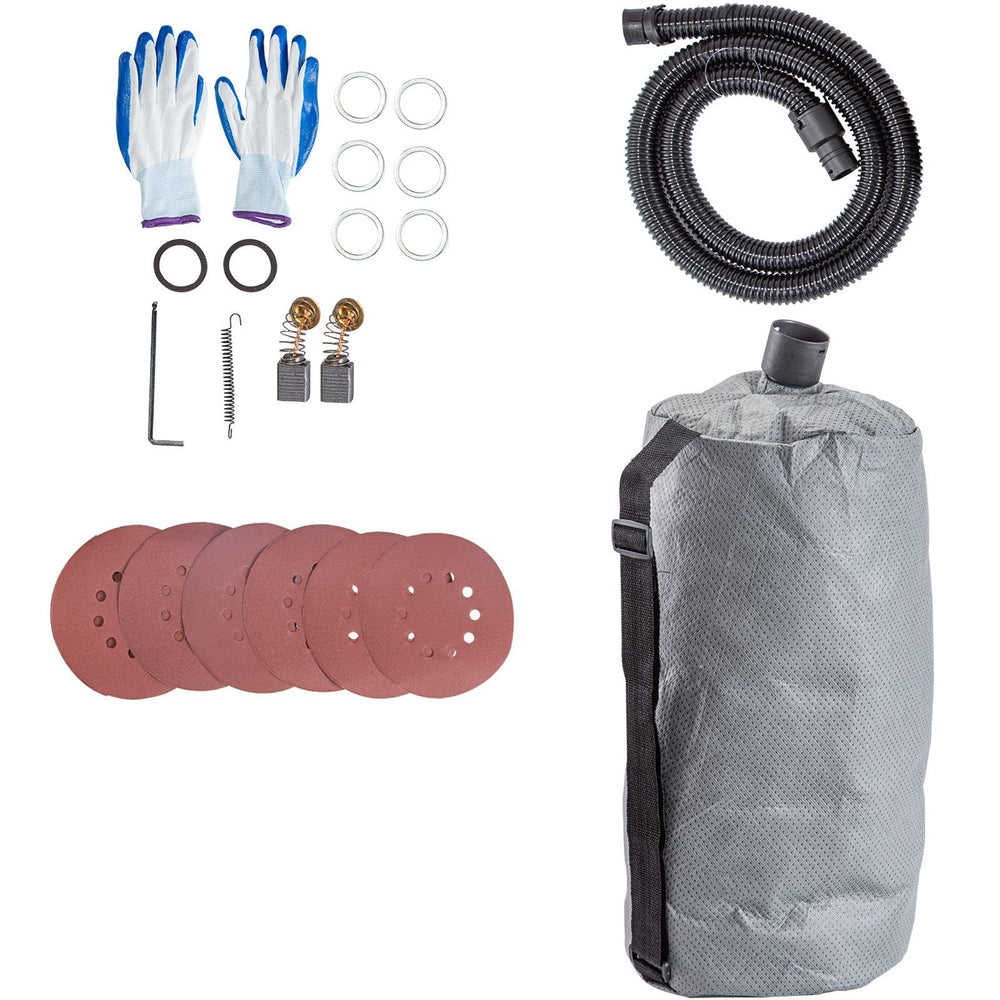 Drywall Sander 850W Electric, Electric Sander Variable Speed 800-1750RPM, Drywall Sander Foldable Sheetrock Sander, With Telescope Handle, Vacuum Bag Drywall Sanders 6 Sand Pads EX-STOCK