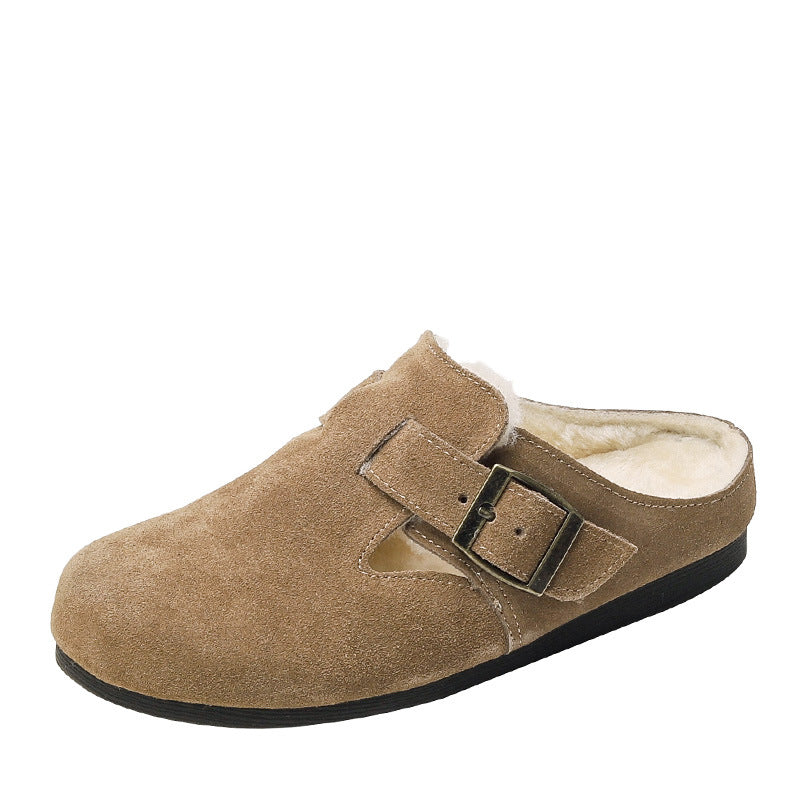 Women's Plush Winter Shoes With Genuine Leather | EX-STOCK product gallery photo 3