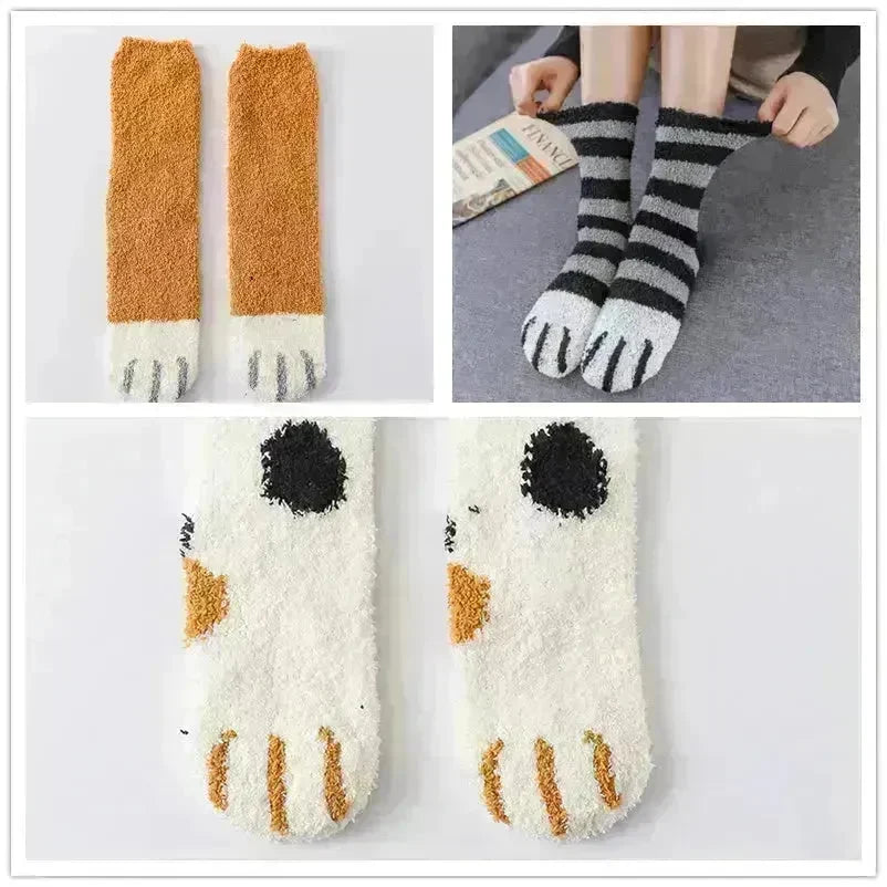 Winter House floor Fleece socks - EX-STOCK CANADA