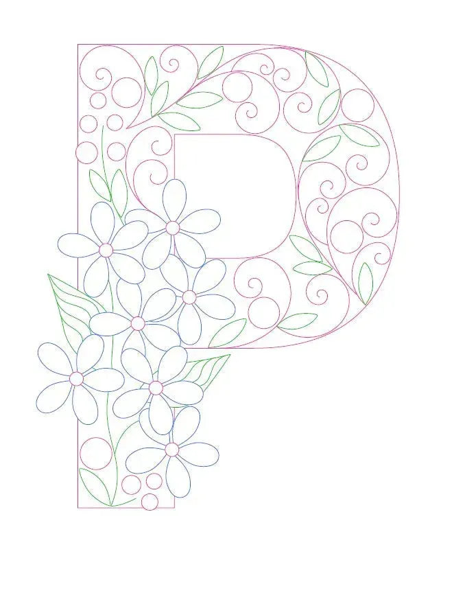Paper Filigree Painting Kit - Letters - EX-STOCK CANADA