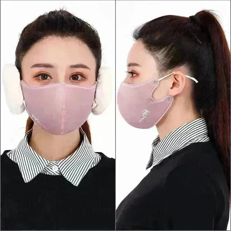 Winter detachable two-in-one warm mask earmuffs - EX-STOCK CANADA